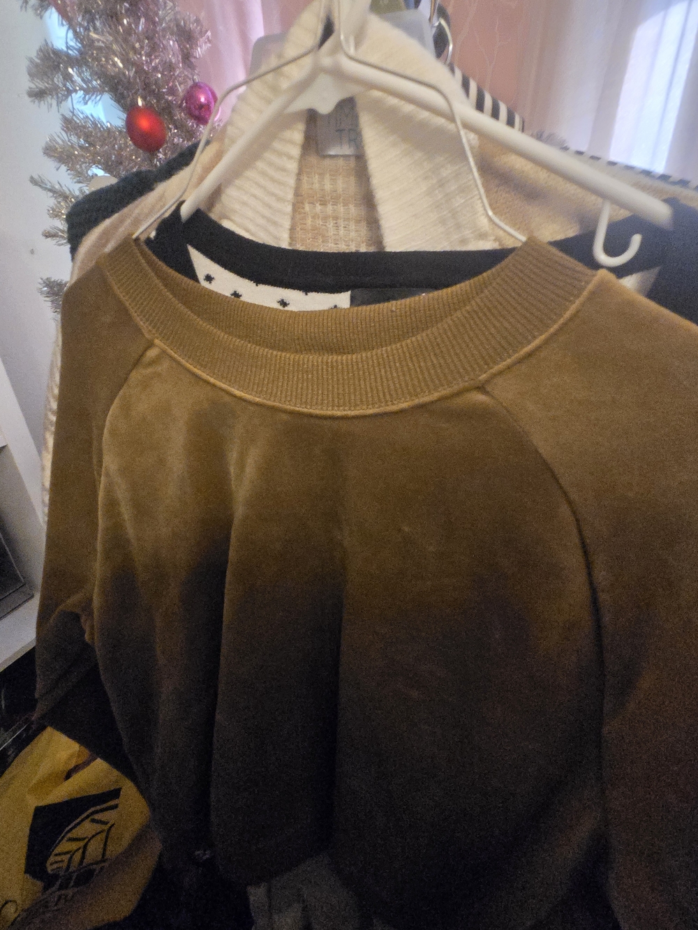 a new day Olive-Brown Crewneck Sweater